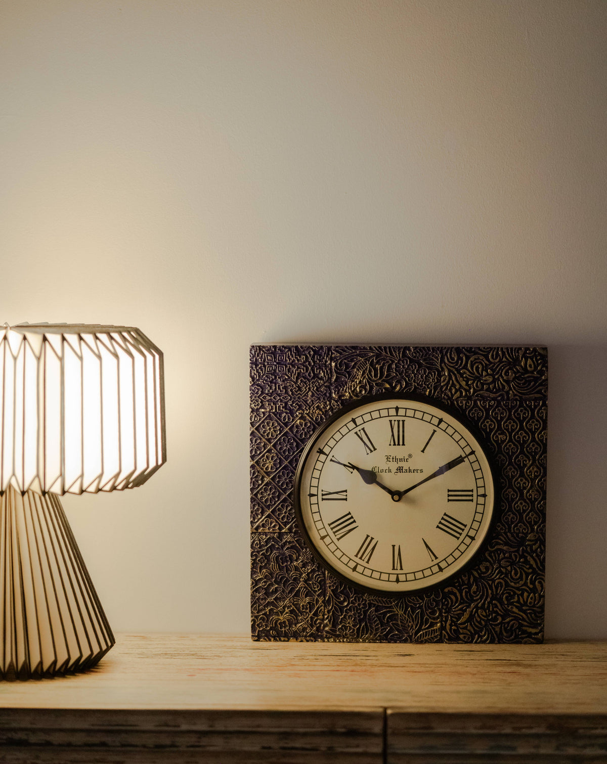 Handblock Work Wall Clocks